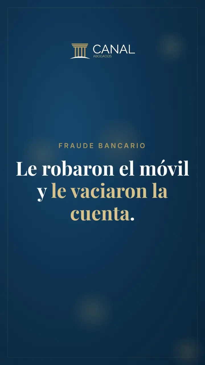Le robaron el móvil y le vaciaron la cuenta.