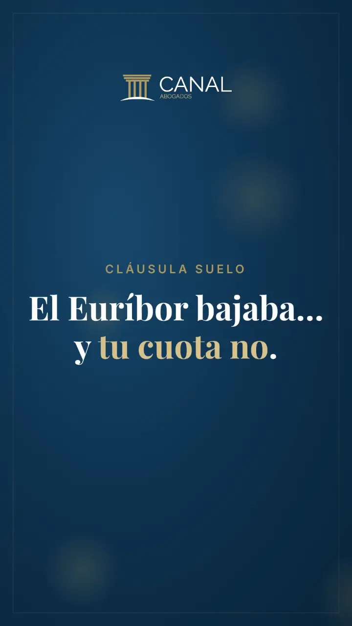 El Euríbor bajaba… y tu cuota no.