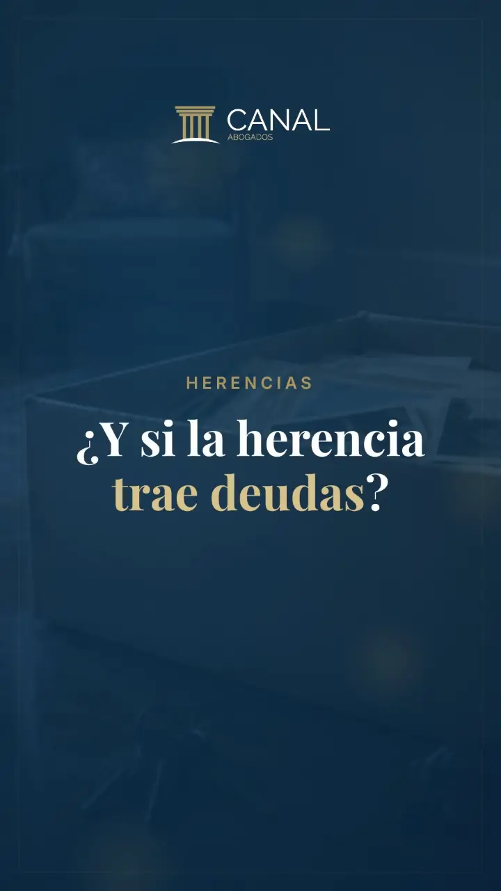 ¿Y si la herencia trae deudas?
