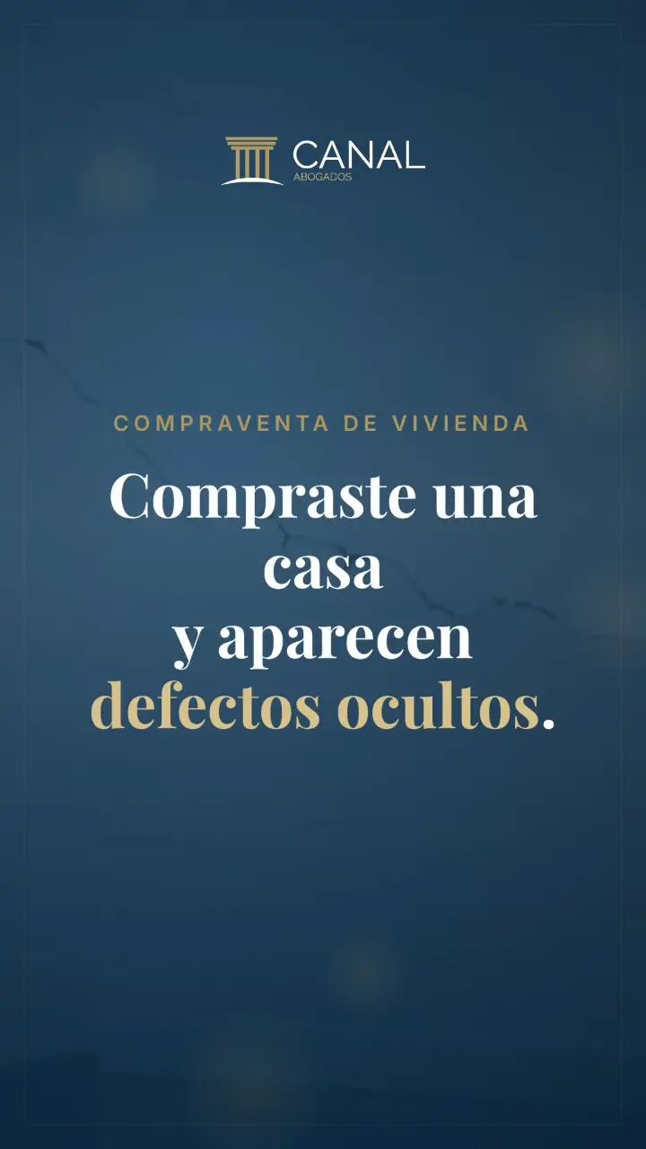 Compraste una casa y aparecen defectos ocultos.